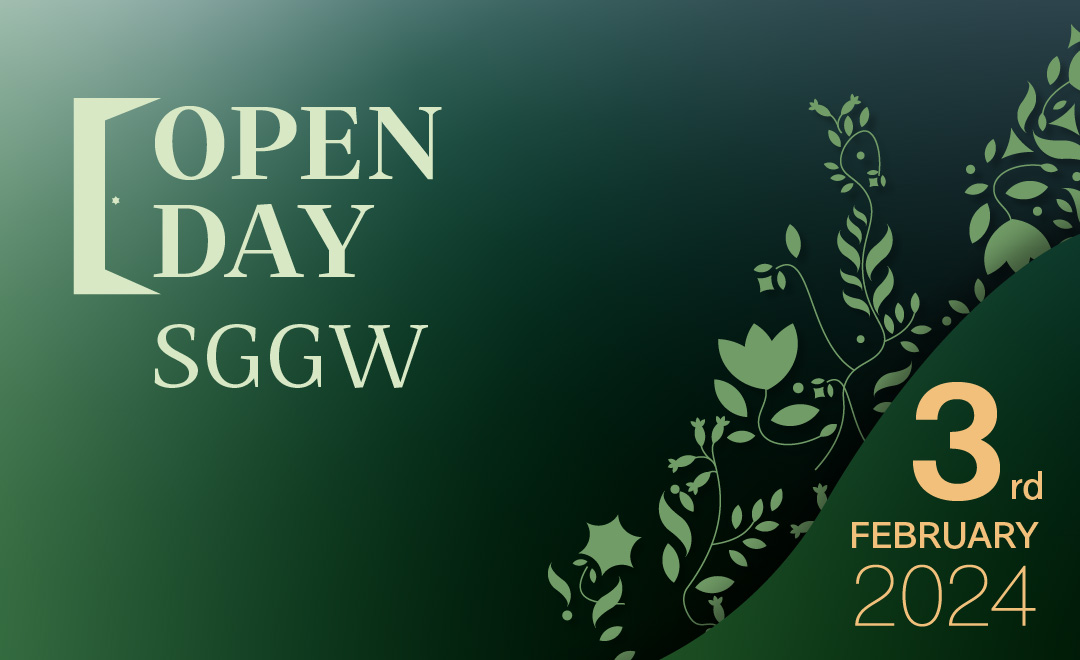 SGGW Open Day 3.02.24 invitation
