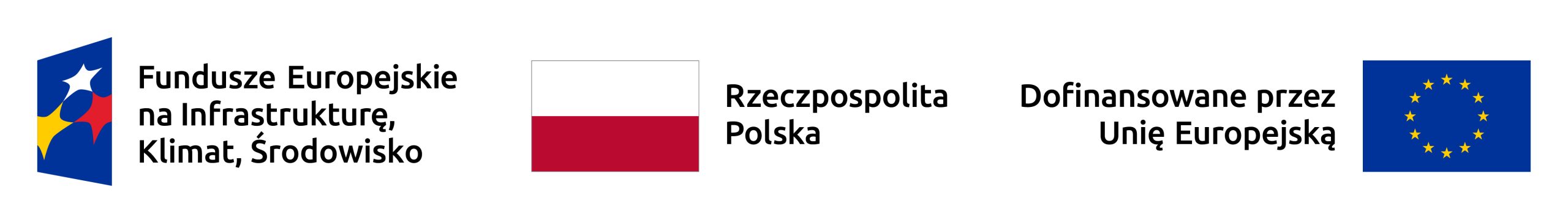 Znak Funduszy Europejskich / znak programu Fundusze Europejskie na Infrastrukturę, Klimat Środowisko
