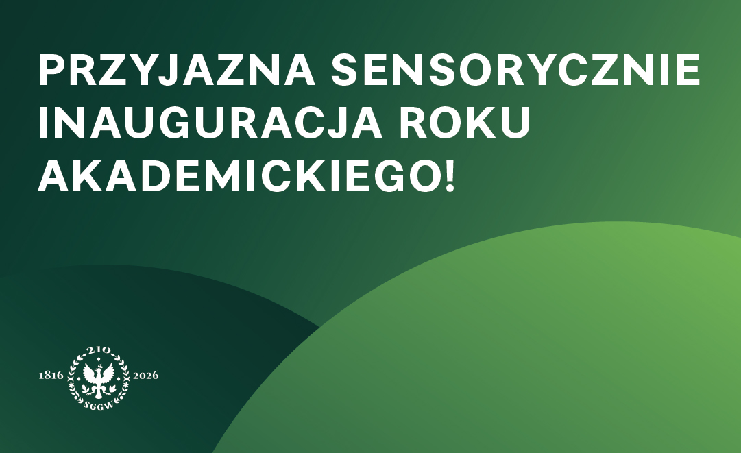 Baner przyjazna sensorycznie inauguracja roku akademickiego