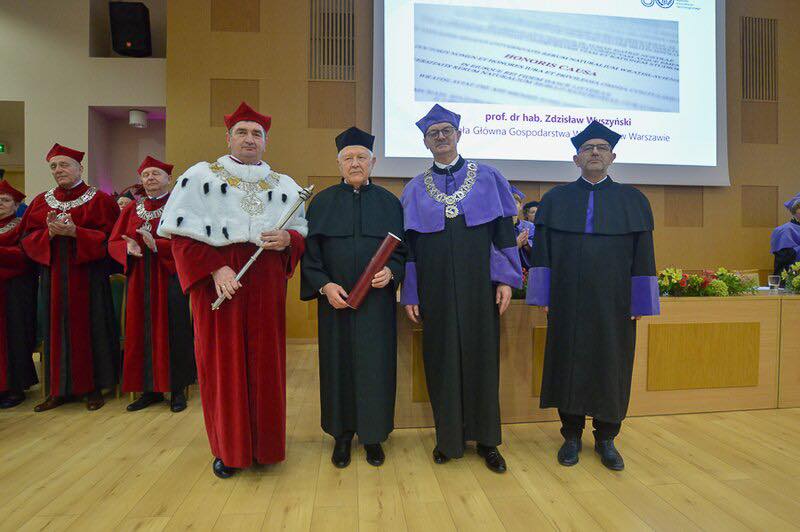 Profesor Zdzisław Wyszyński doktorem honoris causa Uniwersytetu Przyrodniczego we Wrocławiu