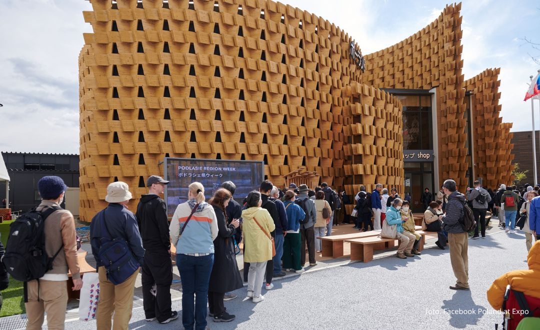 Budynek Pawilonu Polski Wystawa Światowa Expo Osaka Kansai 2025