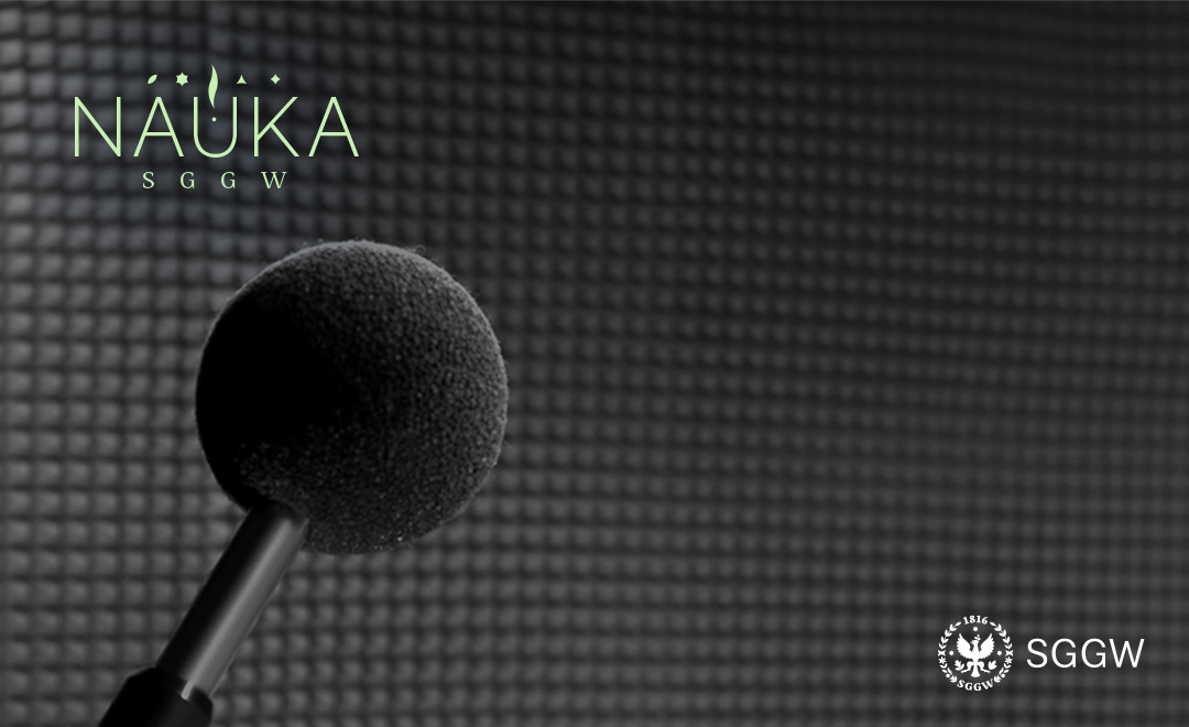 mikrofon na czarnym tle