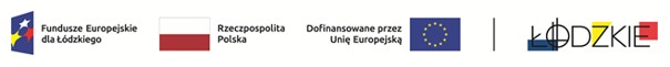 Zestawienie znaków: fundusze europejskie, rzeczypospolita polska, dofinansowanie przez unię europejską, łódzkie